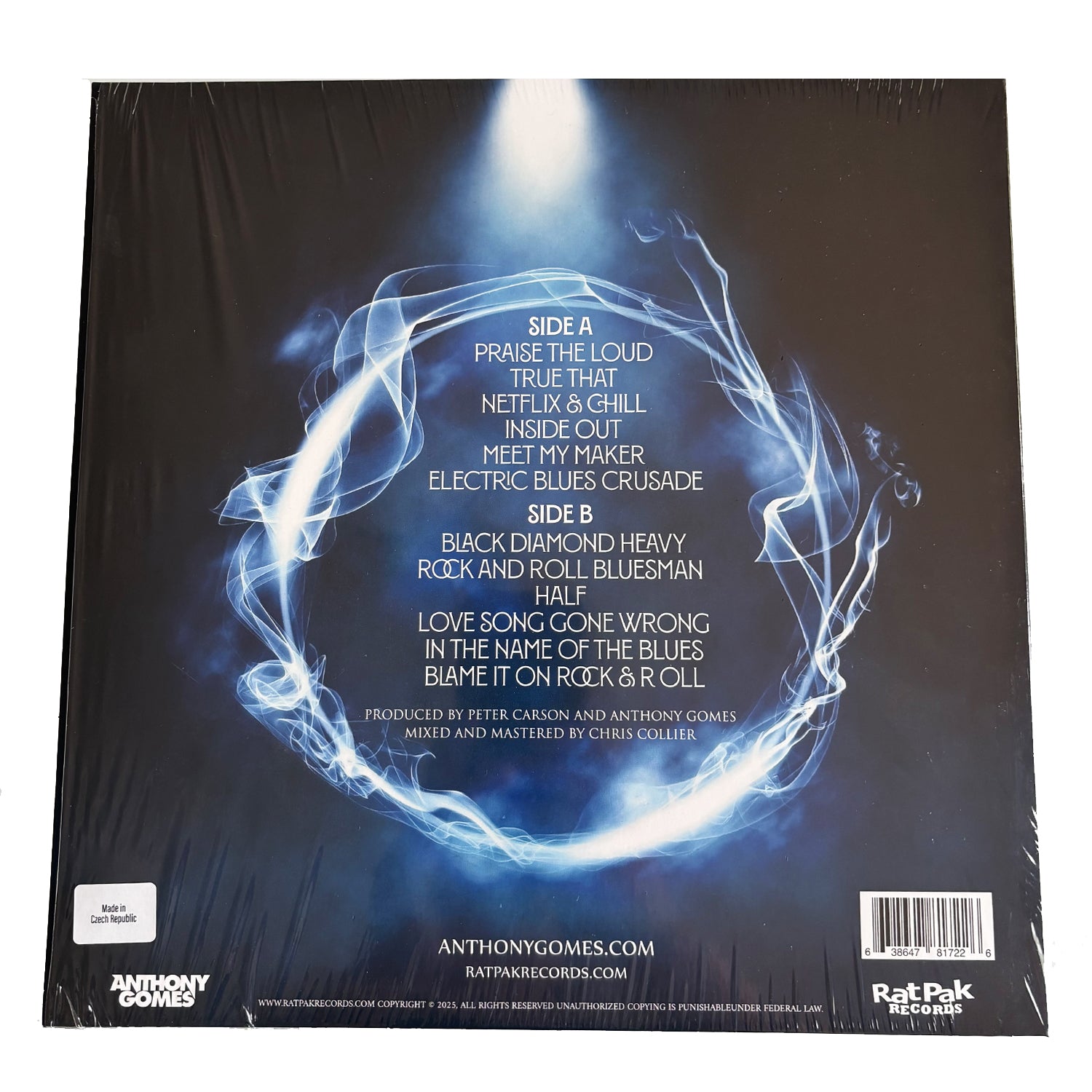 Praise The Loud (Autographed) - Blue and Black Splatter Vinyl - UK Import - Only 11 Copies