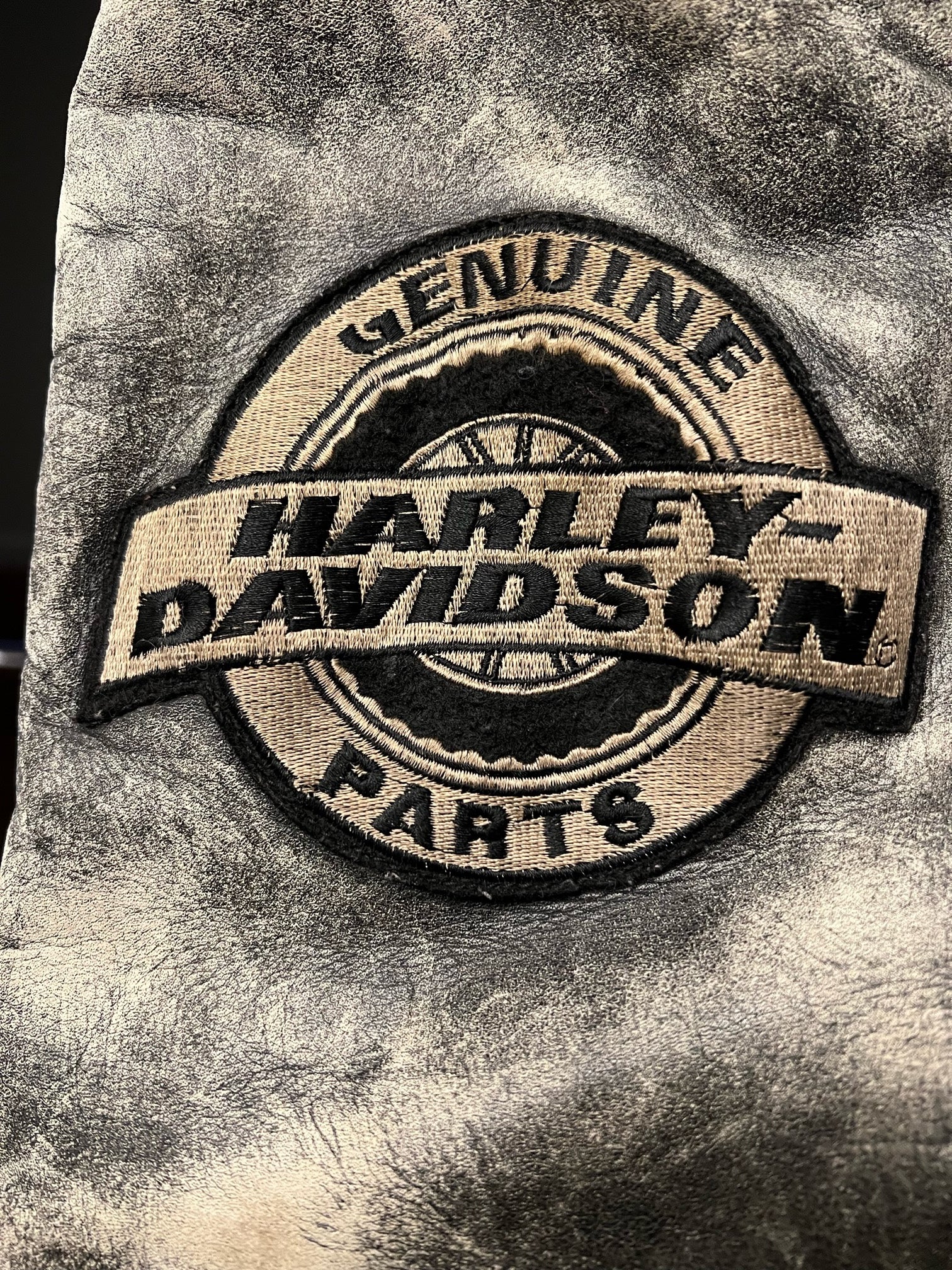 Vintage Harley Davidson Leather Jacket (Large)