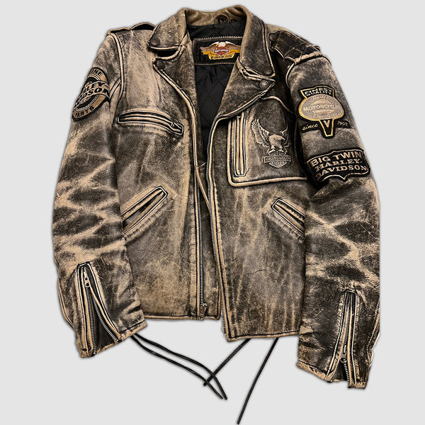 Vintage Harley Davidson Leather Jacket (Large) – Anthony Gomes