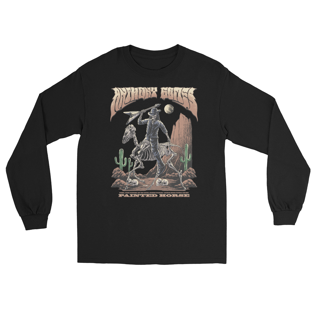 Painted Horse Men’s Long Sleeve - Available in 3 Colors (S - 4XL)