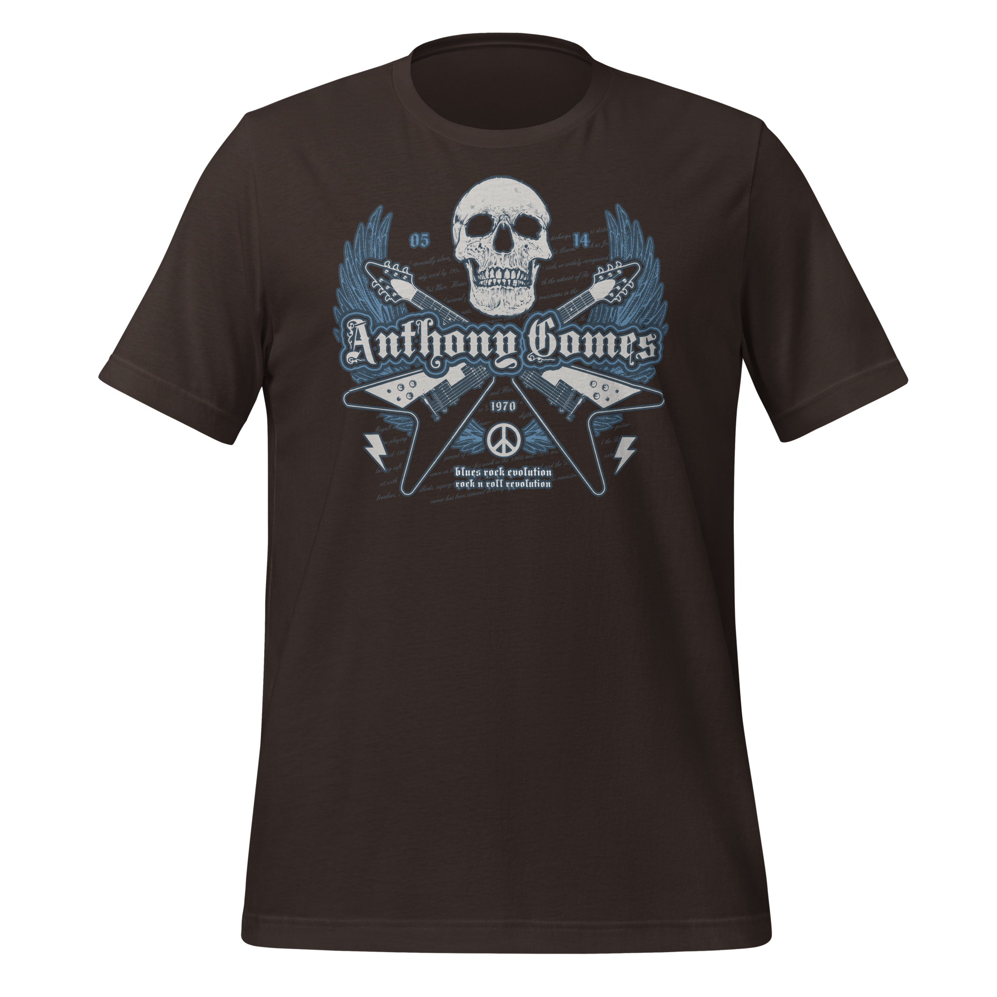 AG Skull Blue Wing - Available in 7 Colors (XS-5XL)