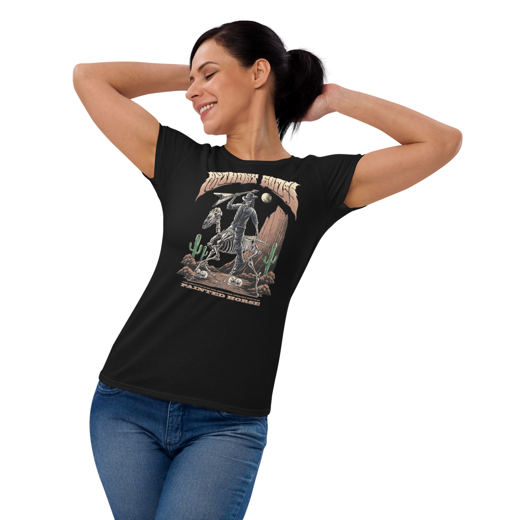 Painted Horse Women's Fashion Fit T-Shirt - Available in 3 Colors (S-2XL)