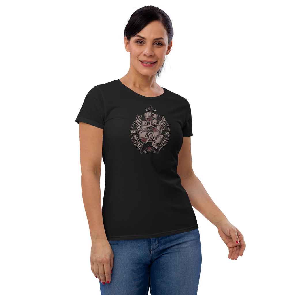 Women's HVB Crest Fashion Fit T-Shirt - Available in 3 Colors (S-2XL)