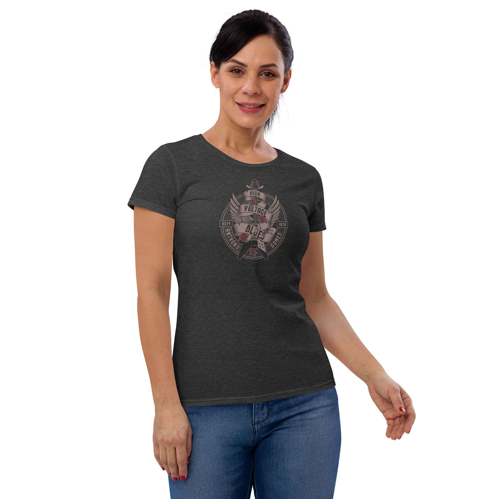 Women's HVB Crest Fashion Fit T-Shirt - Available in 3 Colors (S-2XL)