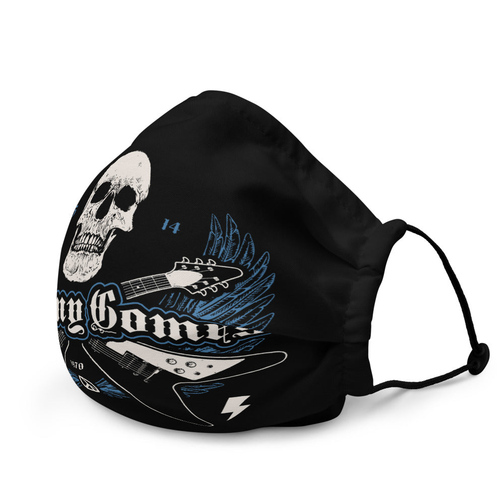 Skull Blues Premium Face Mask
