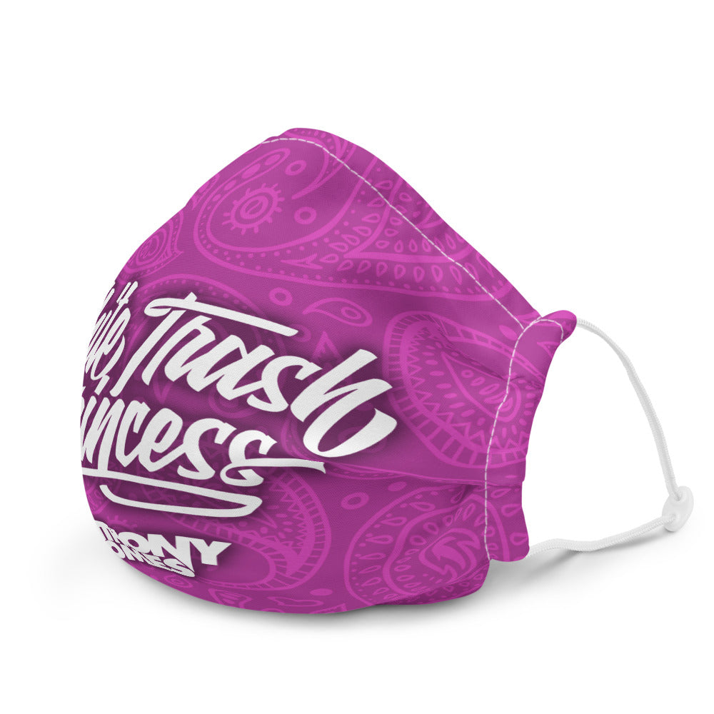 White Trash Princess Premium Face Mask