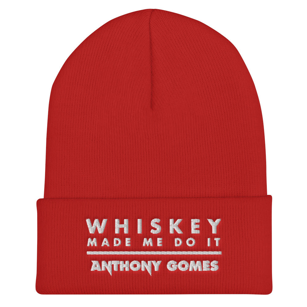 The Whiskey Made Me Do It Cuffed Beanie (Available in 4 Colors)