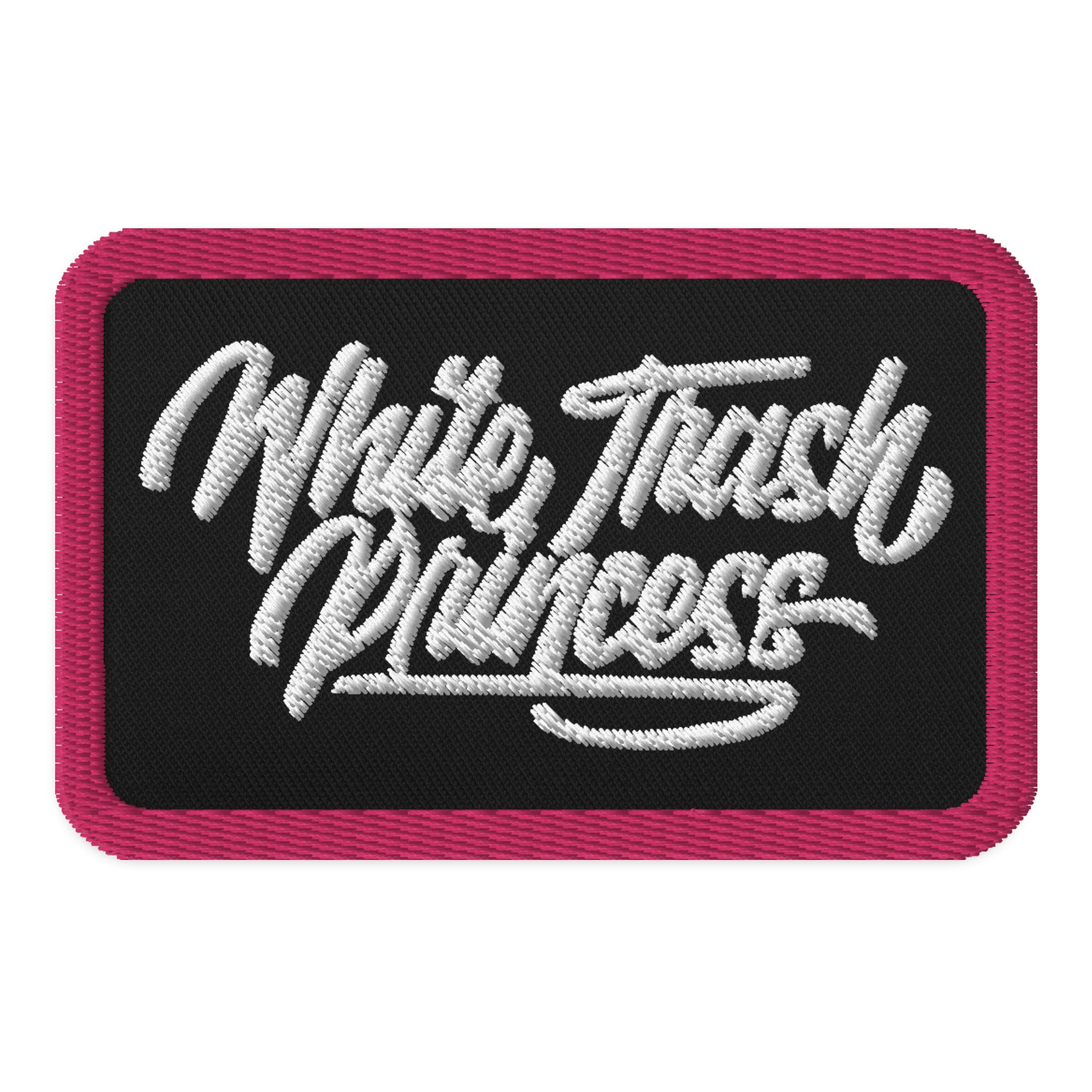 White Trash Embroidered Patch