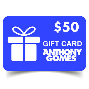 Anthony Gomes Official Store E-Gift Card ($10, $25, $50, $100)