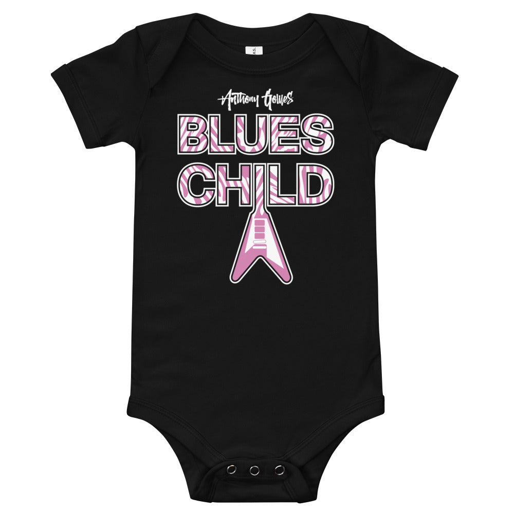 Blues Child Baby Body Suit (Pink)