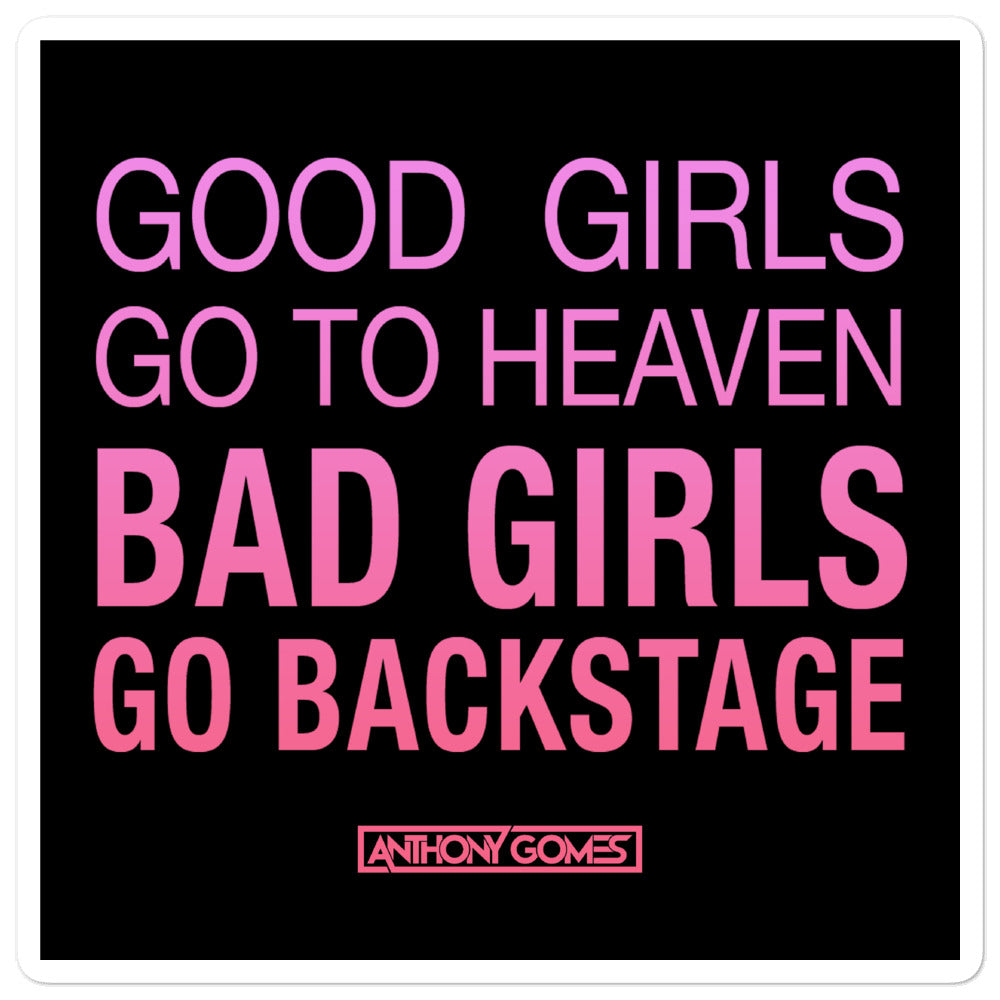Good Girls Go To Heaven Bubble-free stickers