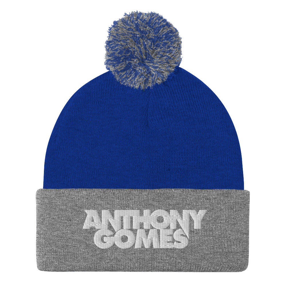 2 Tone Pom-Pom Beanie (Available in 4 Colors)