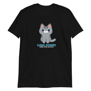 Luna Gomes Fan Art Unisex T-Shirt. Design by Debbie McCall.