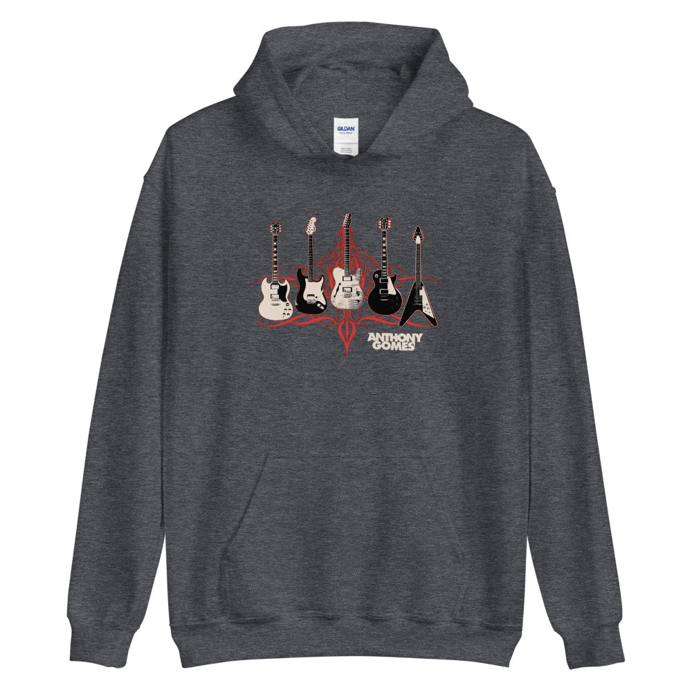 5 Guitars Unisex Hoodie (Available in 5 Colors)