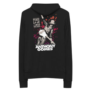 PLLG Guitar Explosion Unisex Zip Hoodie (Available in 2 Colors)
